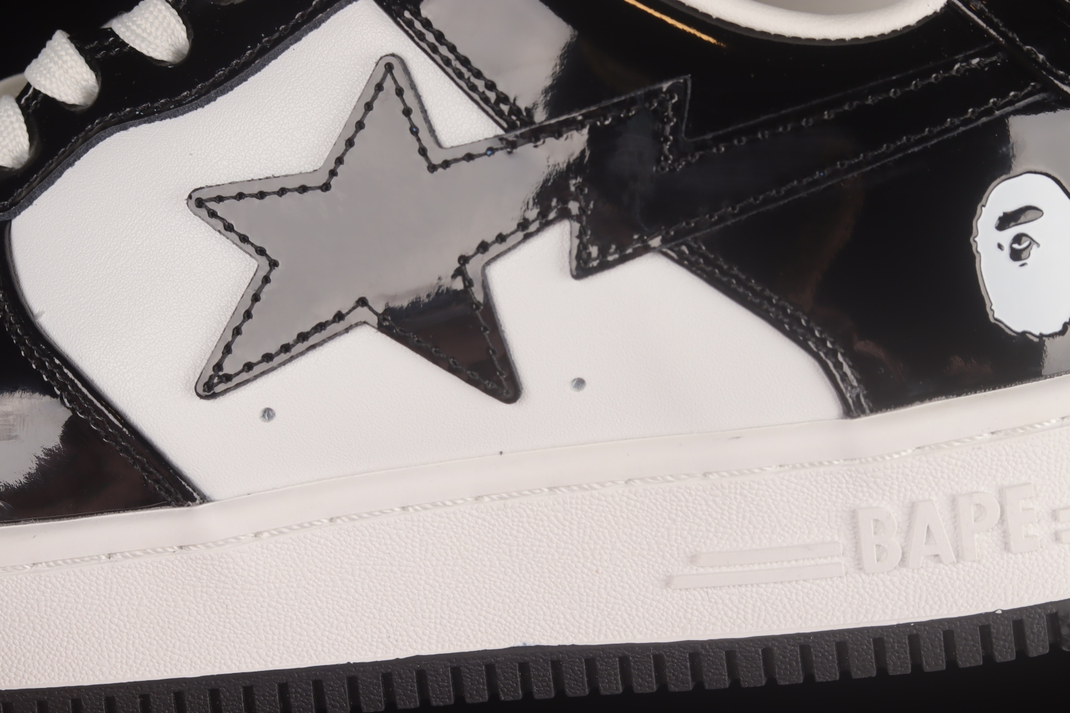 A Bathing Ape Bape Sta Low Black 1H70191001