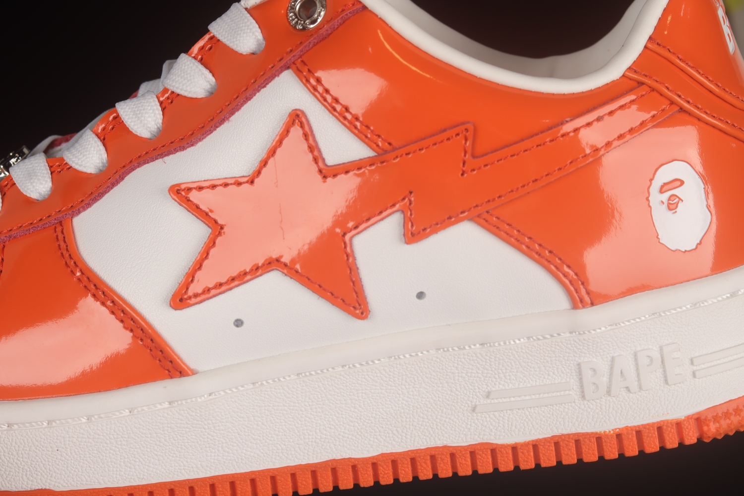 A Bathing Ape Bape Sta Low Orange 1H70191001