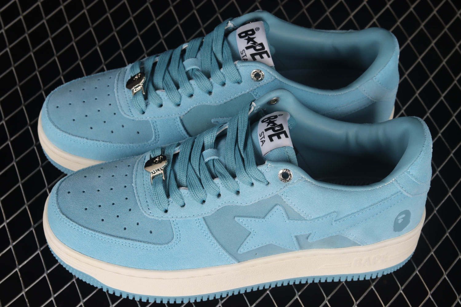 A Bathing Ape Bape Sta Blue Suede M191045G