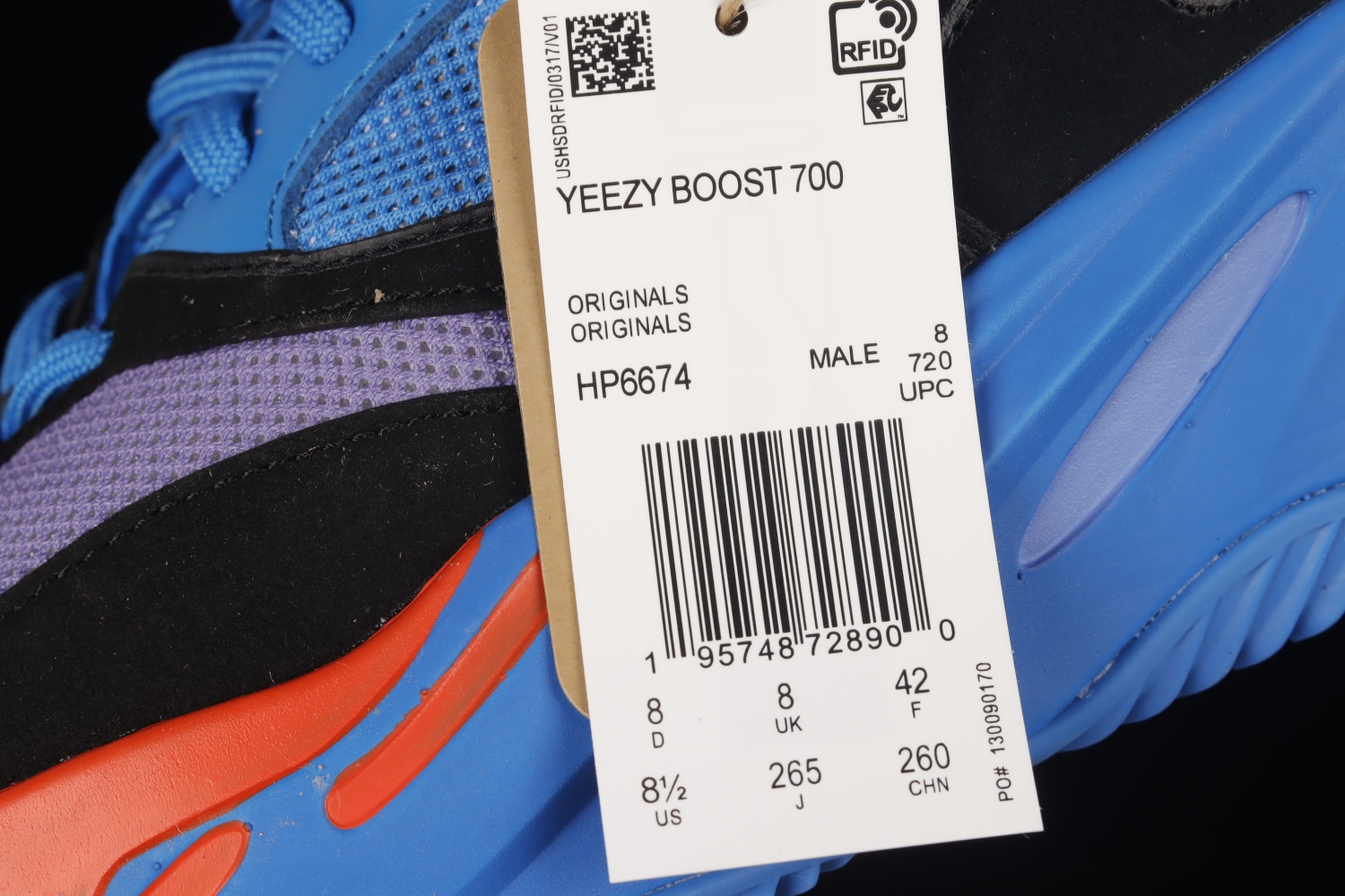 adidas Yeezy Boost 700  Hi-Res Blue  HP6674
