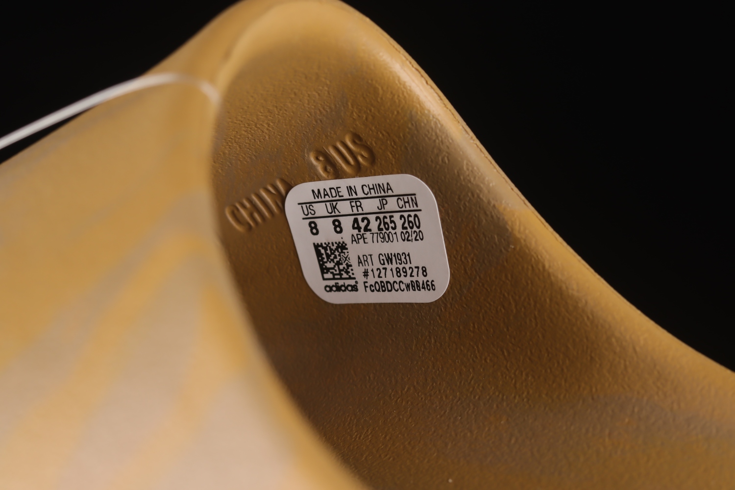 adidas Yeezy Slide Ochre GW1931