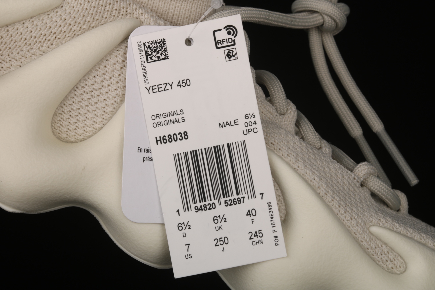 adidas Yeezy 450 Cloud White H68038