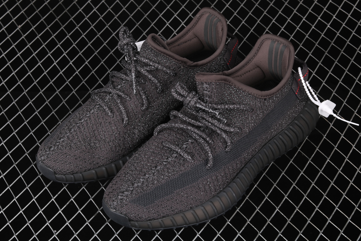 adidas Yeezy Boost 350 V2 Static Black (Reflective) FU9007