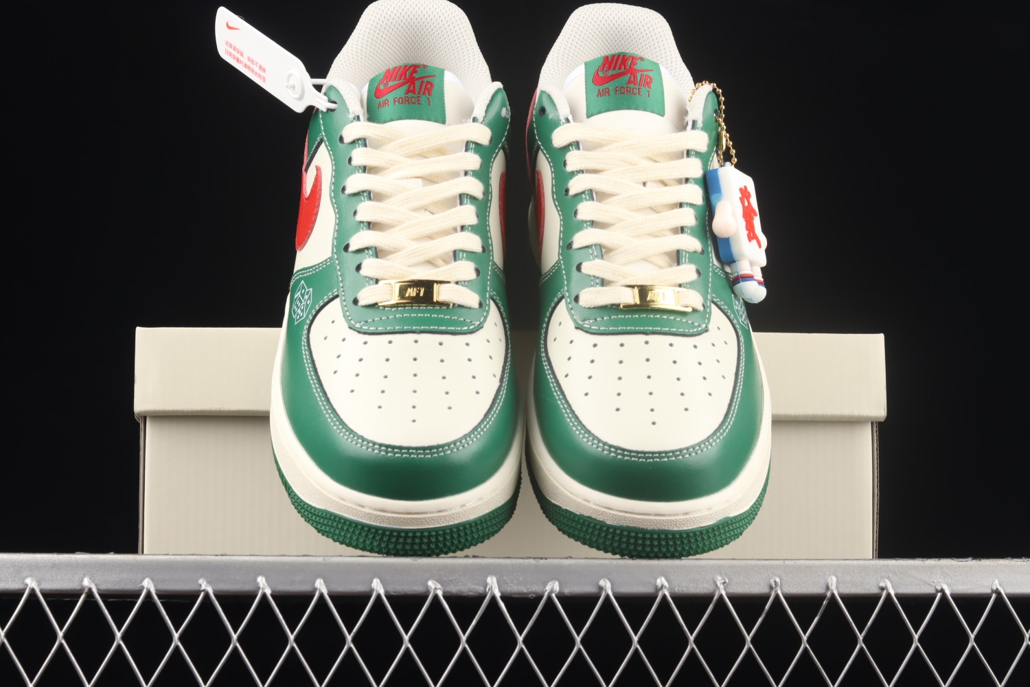 Nike Air Force 1 07 Low Sparrow White Green Solar Red CW2288-666