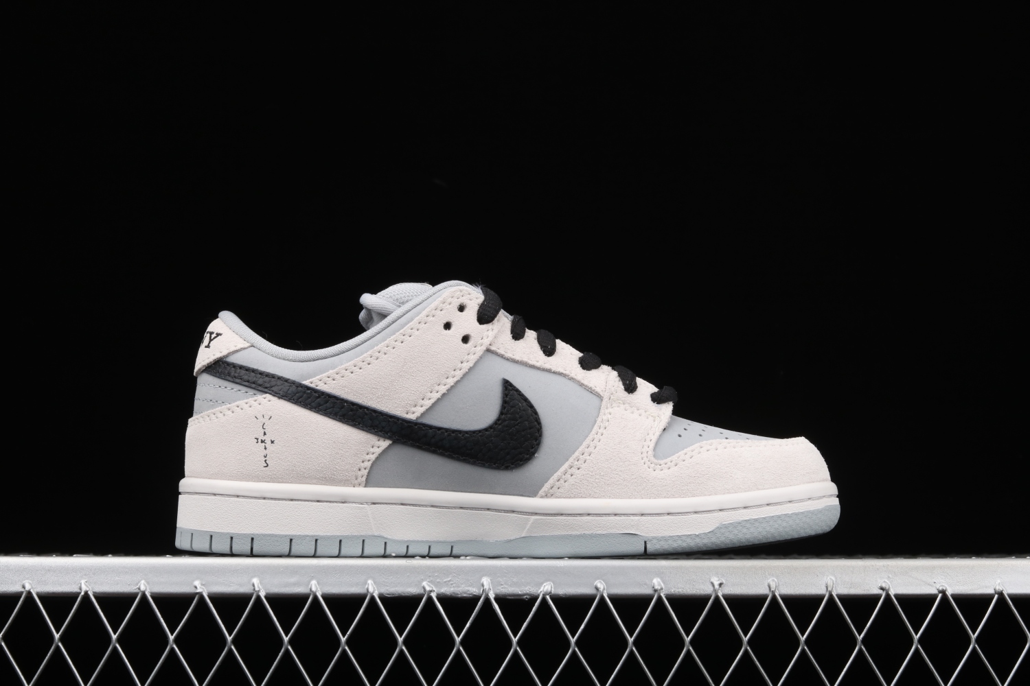Travis Scott X PlayStation X Nike Dunk Low White Grey Black Training Shoes CU1726-900