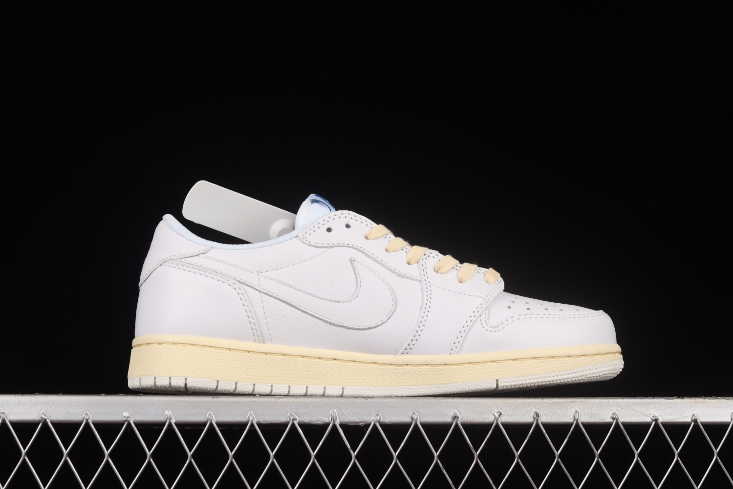 Travis Scott x Fragment x Nike Air Jordan 1 Low Cream White Blue CQ3277-100