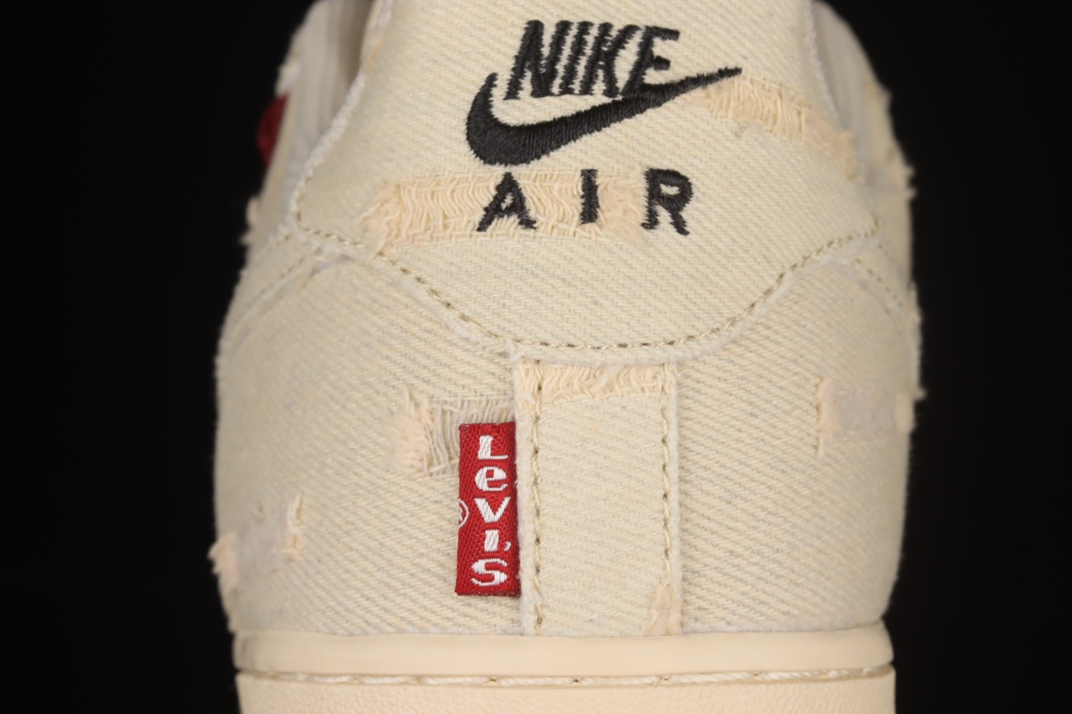 Levi’s x Nike Air Force 1 Beige Blue For Sale 315122-112