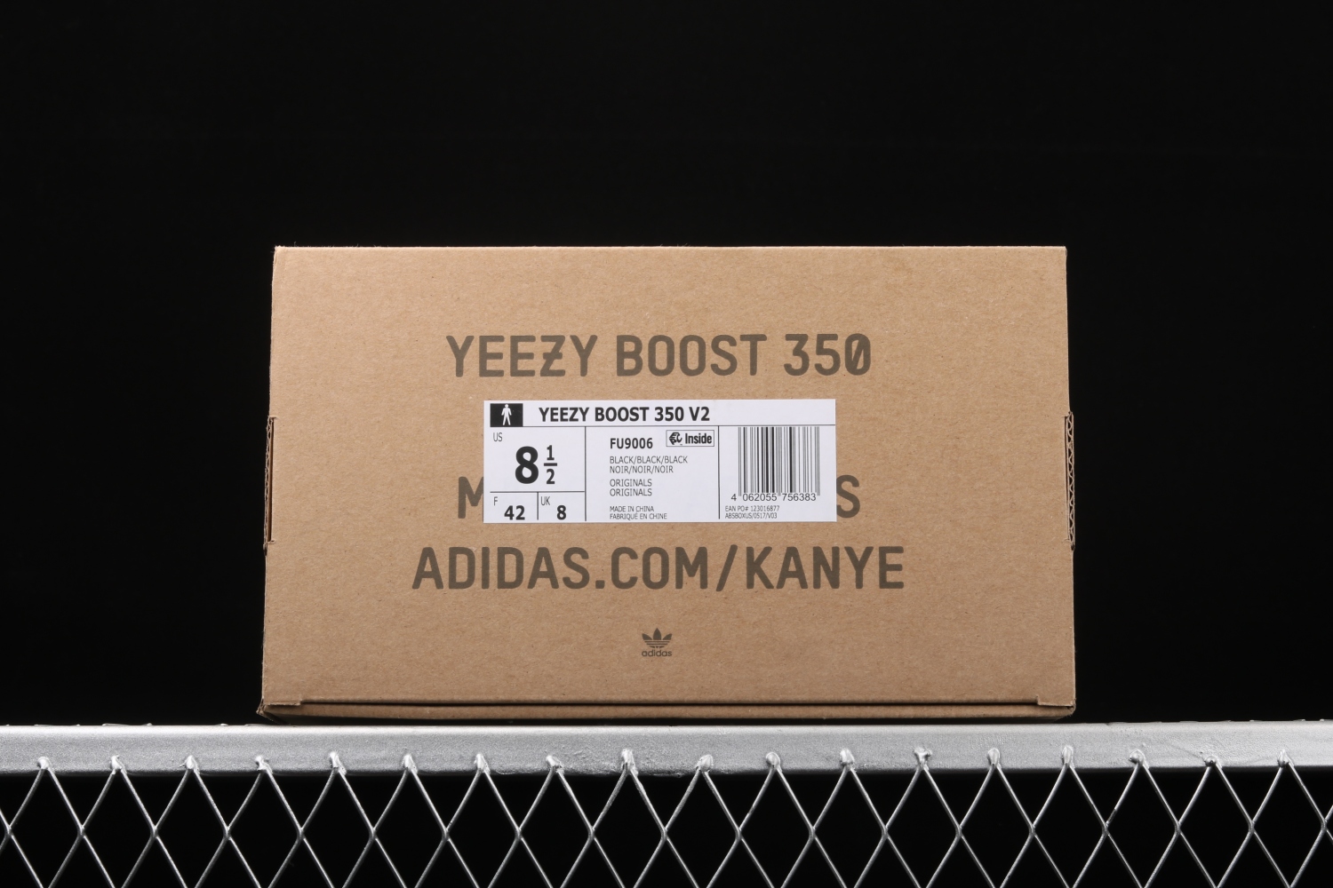adidas Yeezy Boost 350 V2 Black (Non-Reflective)  FU9006
