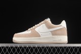 Nike Air Force 1 07 Low White Brown Wheat Shoes LZ6699-522