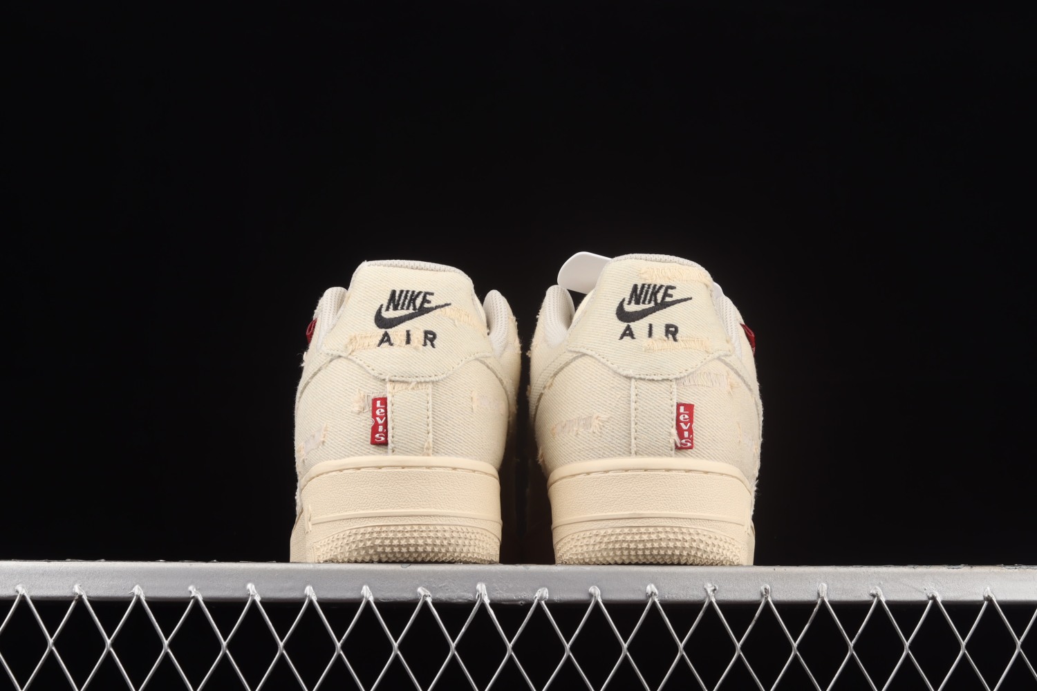 Levi’s x Nike Air Force 1 Beige Blue For Sale 315122-112