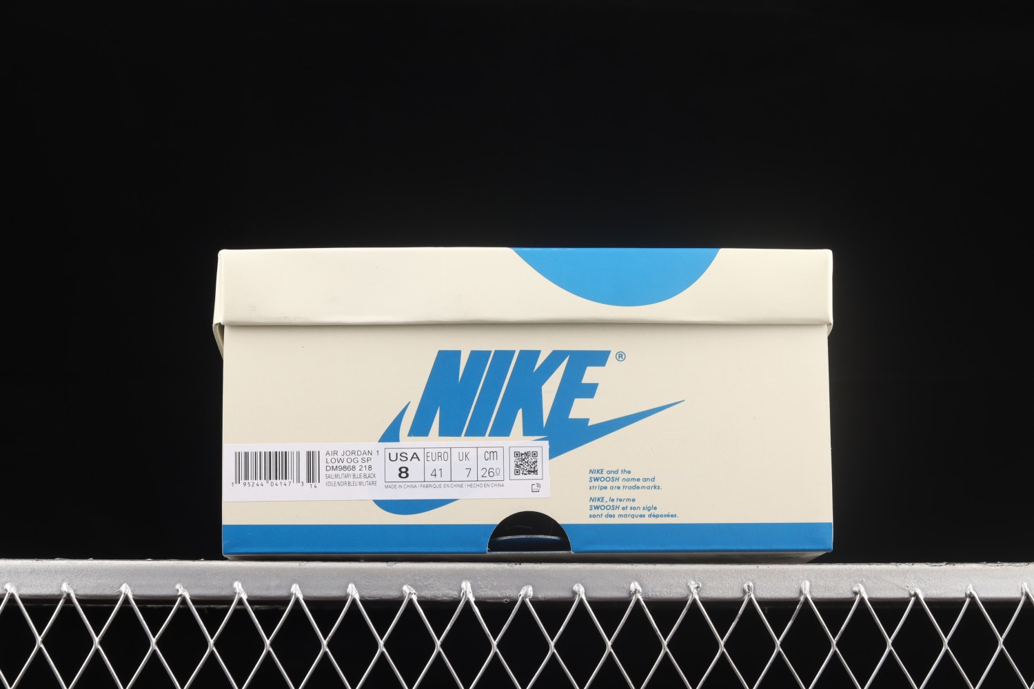 Fragment Design x Travis Scott x Air Jordan 1 Retro Low White Royal Blue DM9868-218