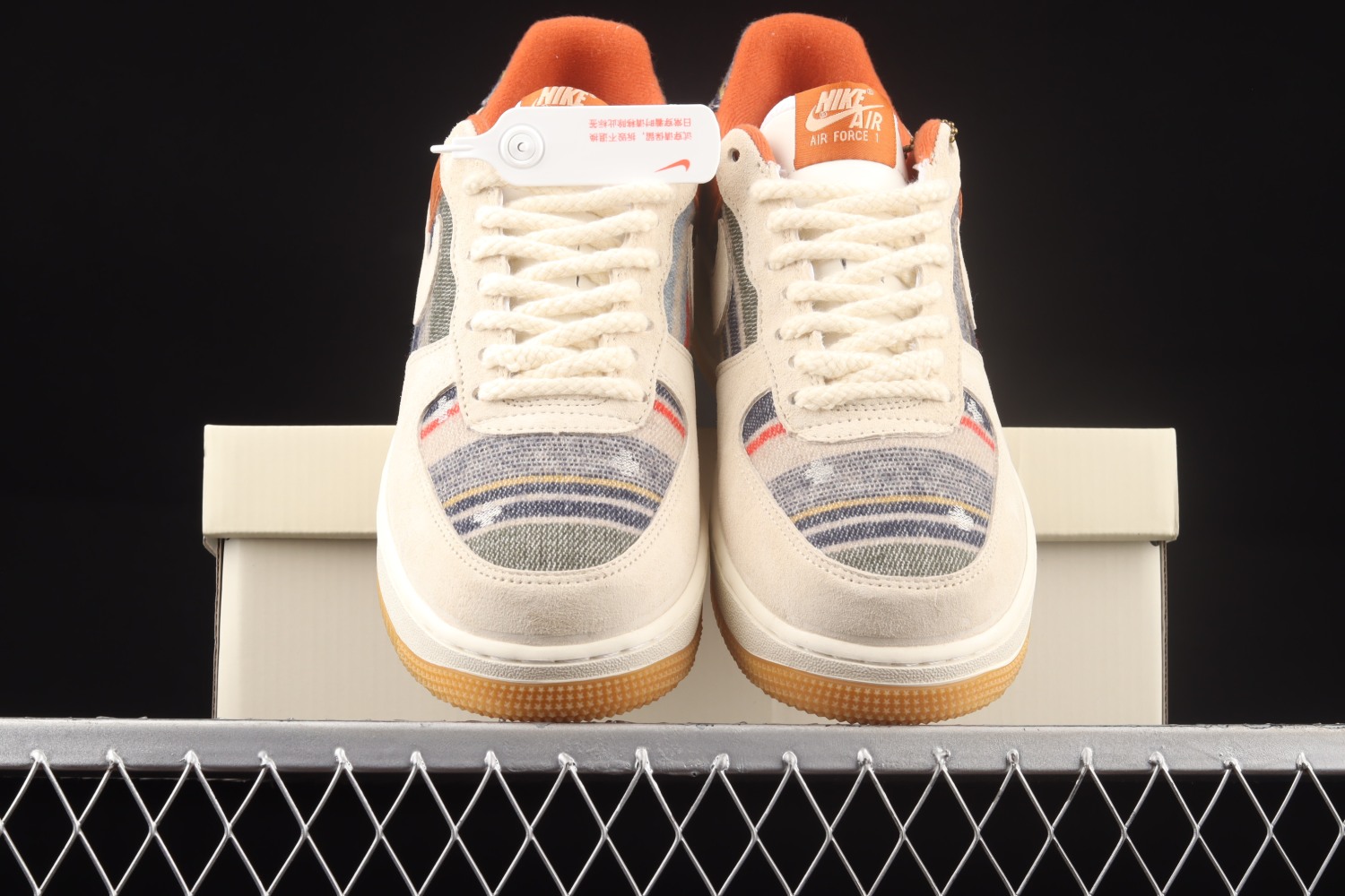 Nike Air Force 1 07 ESS Low OATS Retro Brown Red CW2288-688