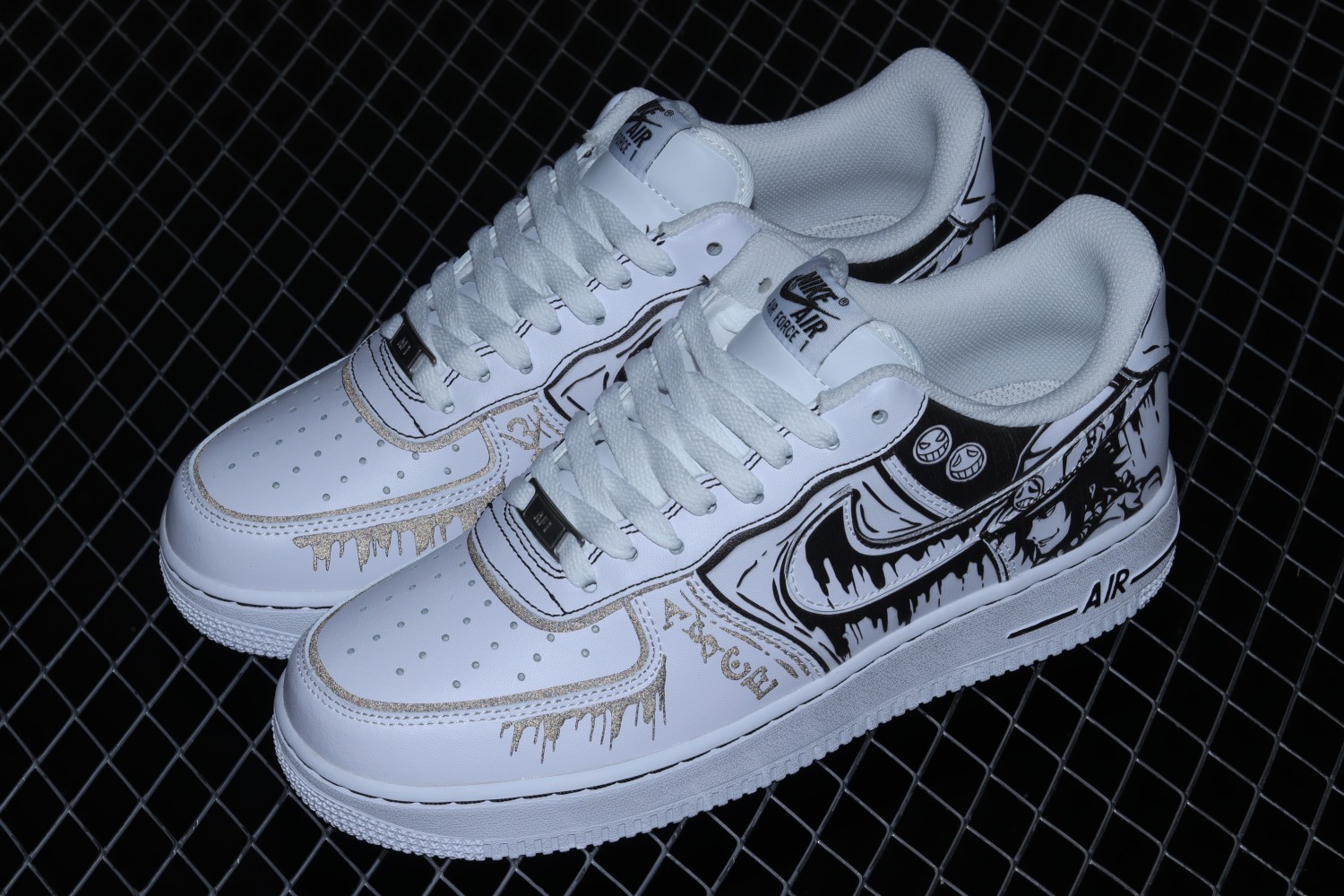 Nike Air Force 1 07 Low White Black Shoes CW2288-301