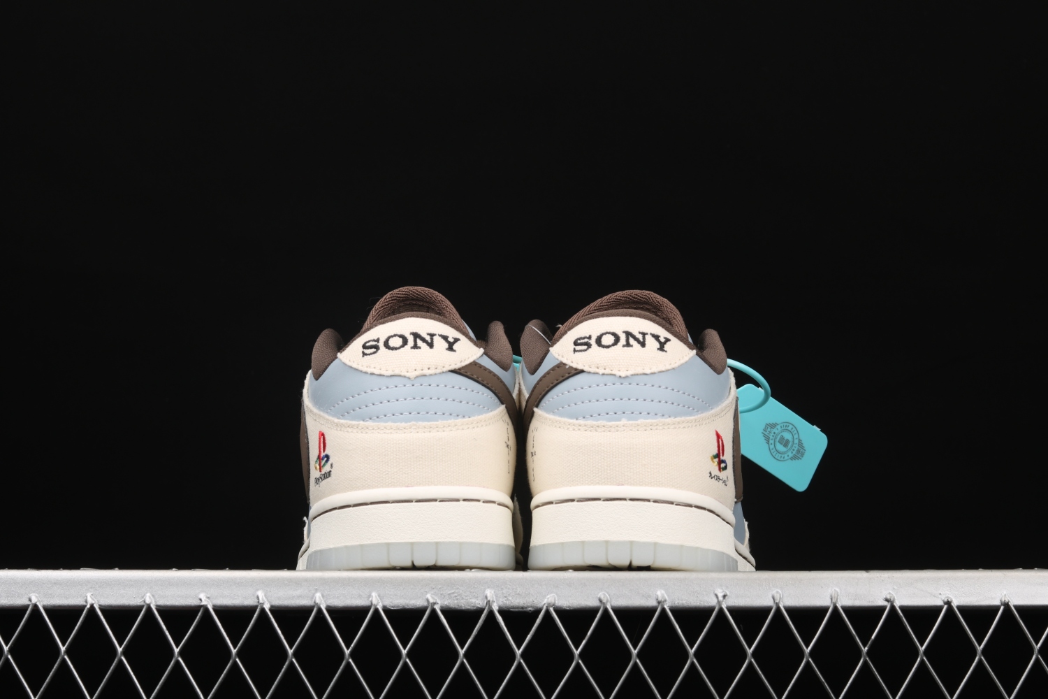 Travis Scott x PlayStation x Nike Dunk Low Powder Blue Grey CU1726-800