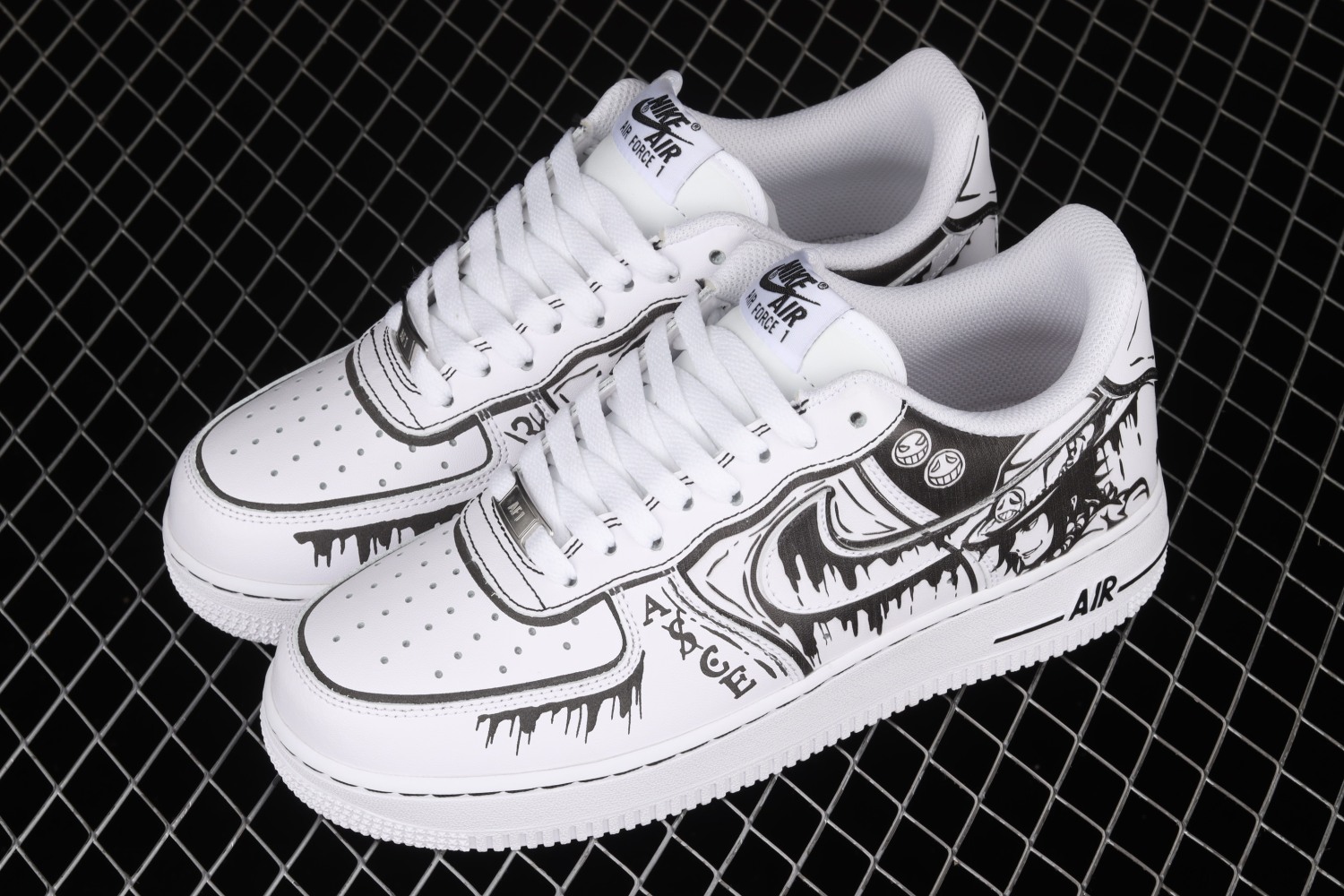 Nike Air Force 1 07 Low White Black Shoes CW2288-301