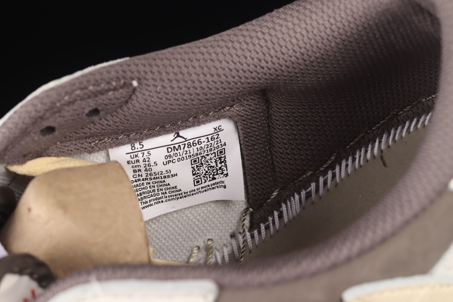 Jordan 1 Retro Low OG SP Travis Scott Reverse Mocha DM7866-162