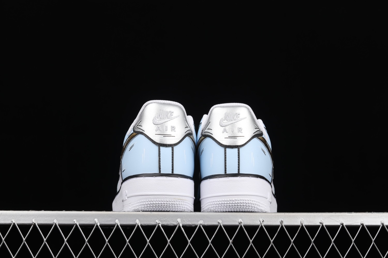 Nike Air Force 1 07 Low White Blue Metallic Gold CW2288-212