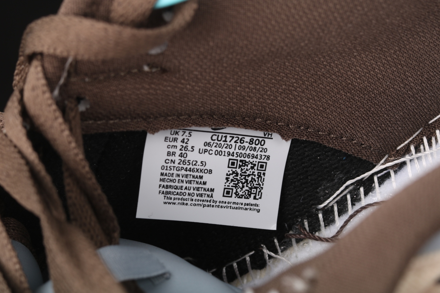 Travis Scott x PlayStation x Nike Dunk Low Powder Blue Grey CU1726-800