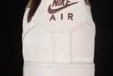 Nike Air Force 1 07 Low Suede Chocolate White Shoes DB2260-199
