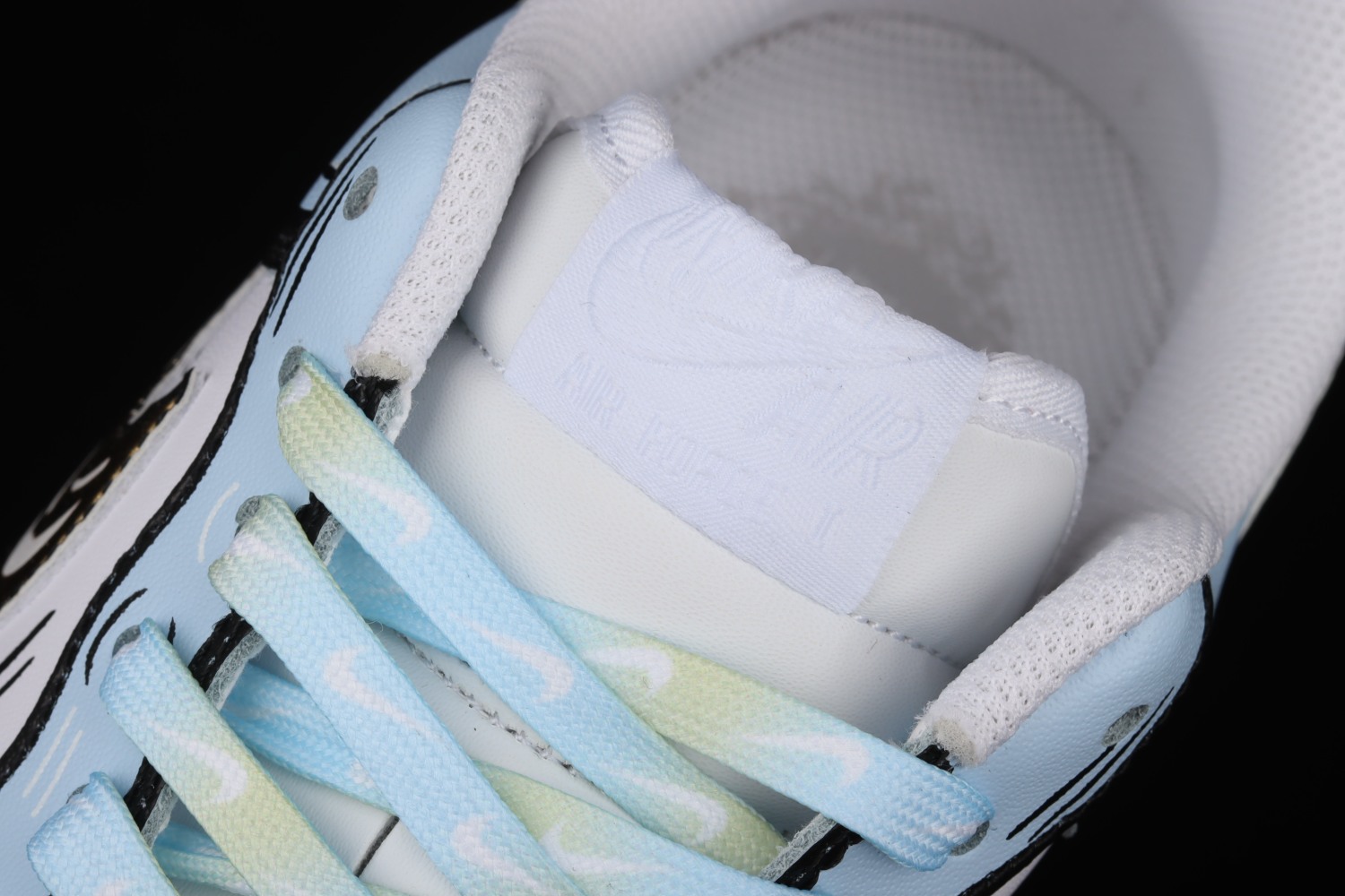 Nike Air Force 1 07 Low White Blue Metallic Gold CW2288-212