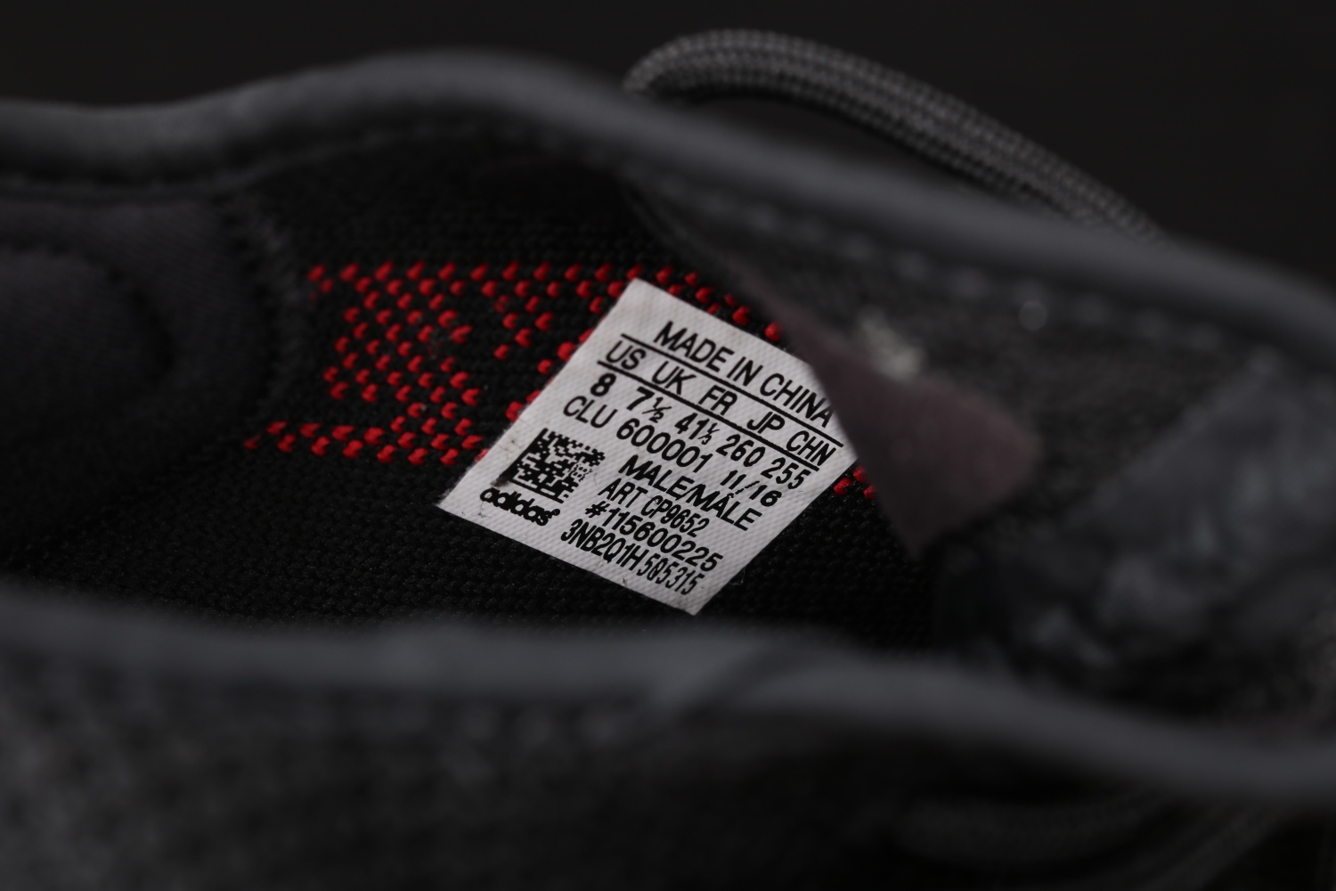 adidas Yeezy Boost 350 V2 Black Red (2017/2020) CP9652