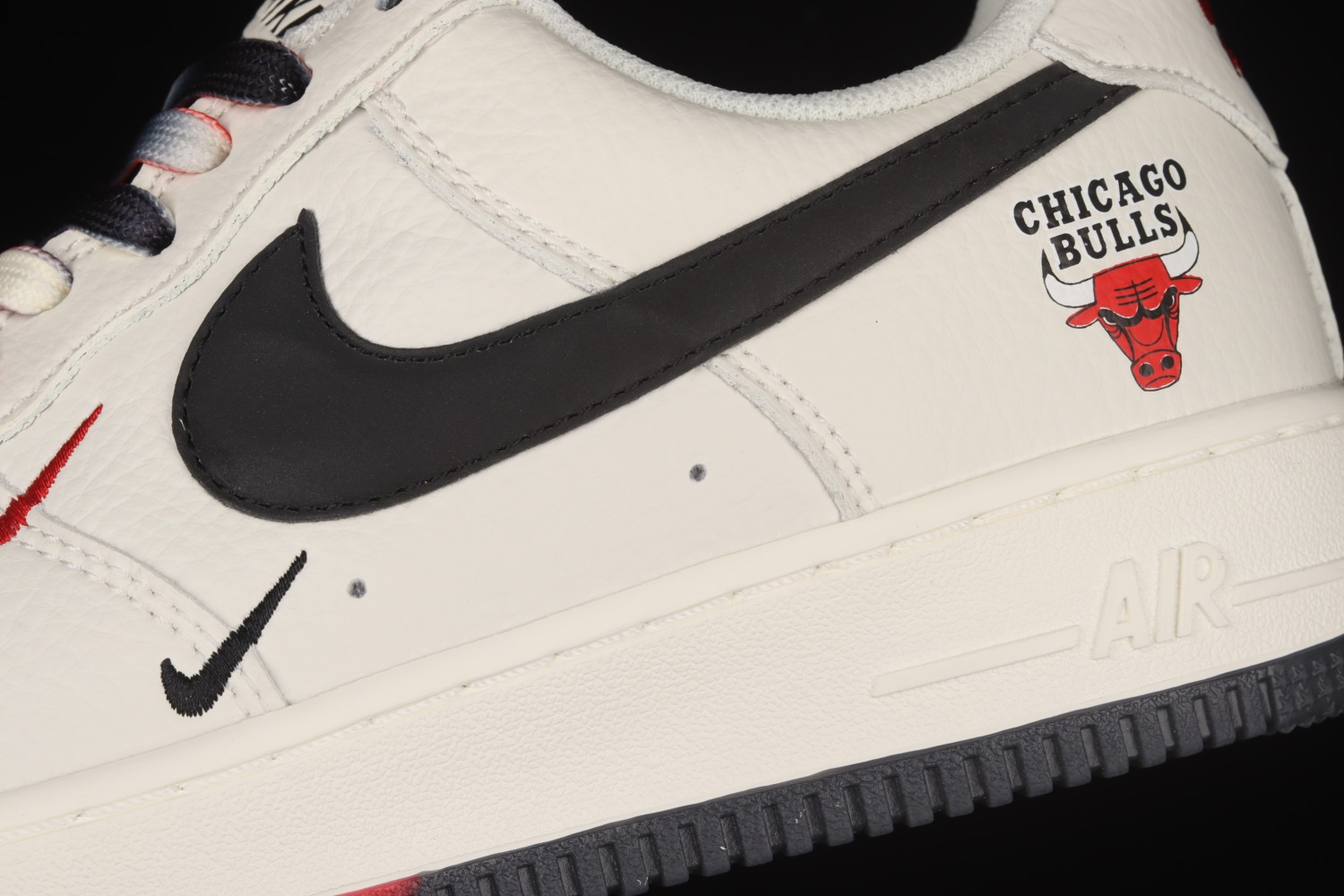 Nike Air Force 1 07 Low White Black Red Shoes CH2806-306