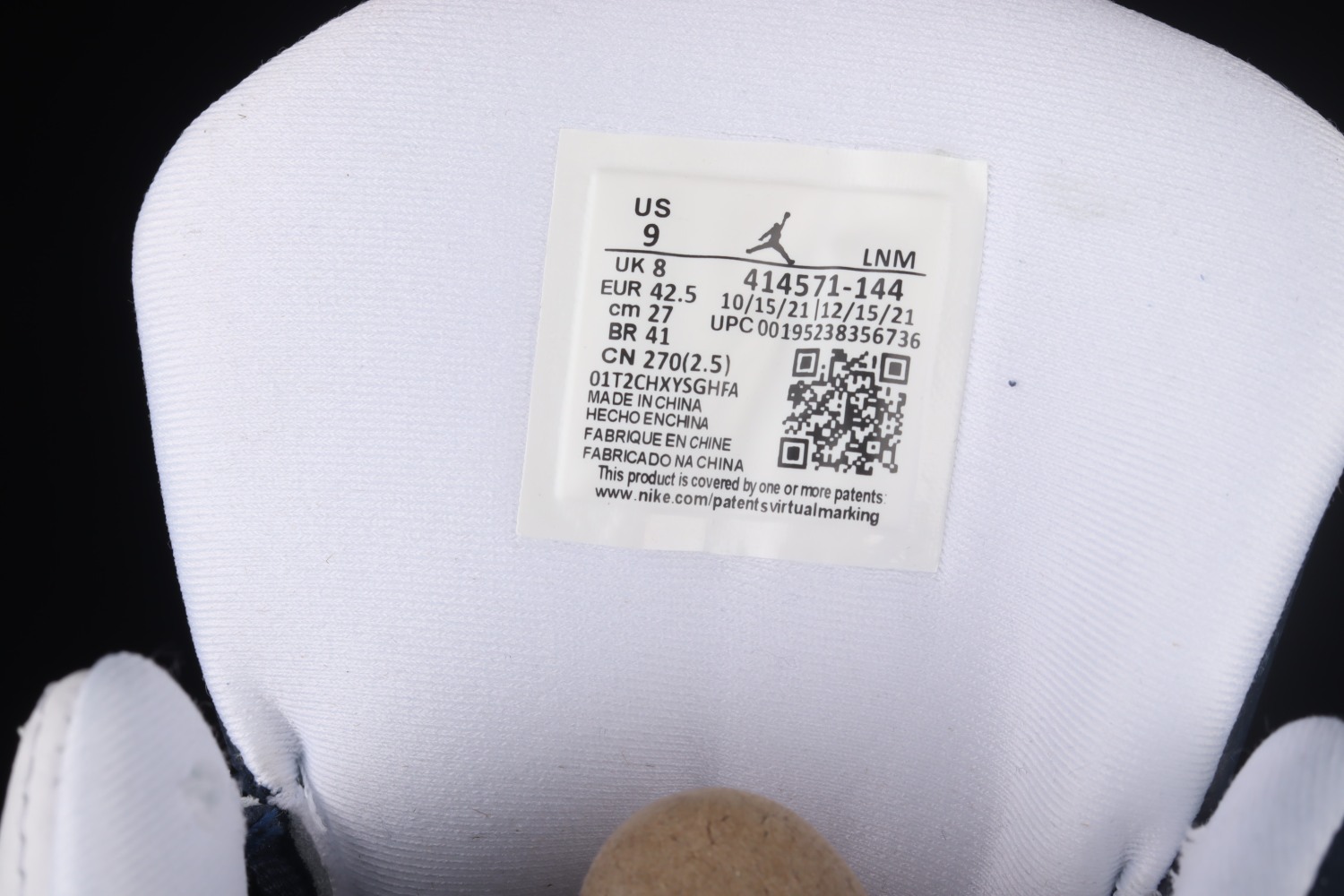 Jordan 13 Retro Obsidian Powder Blue White 414571-144