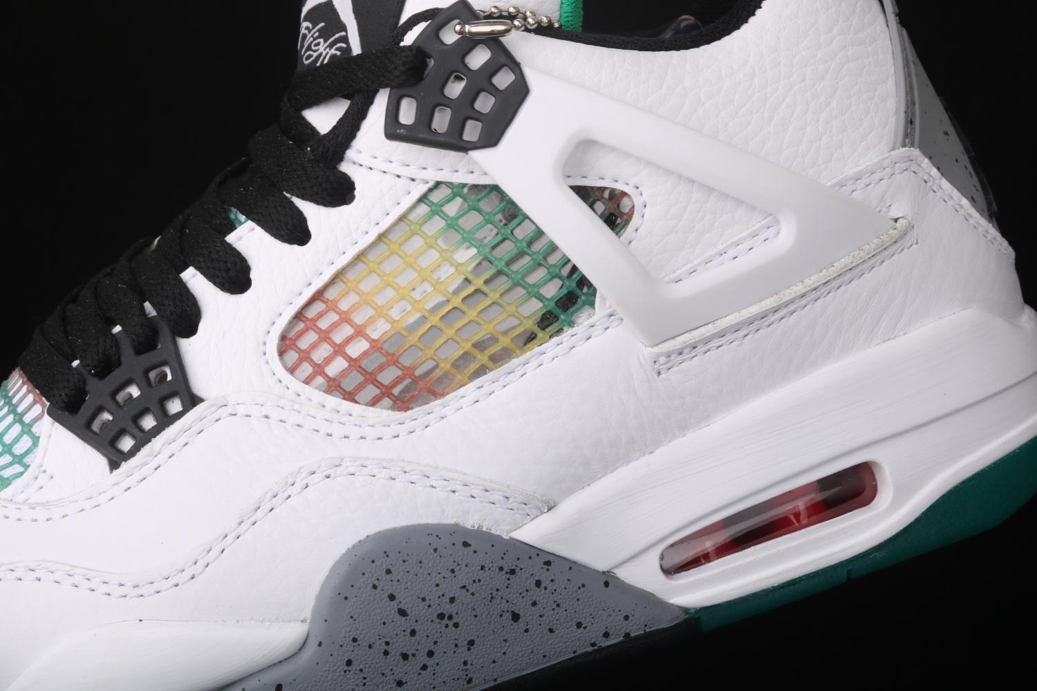 Jordan 4 Retro Lucid Green Rasta (W) AQ9129-100