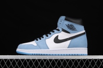Jordan 1 Retro High White University Blue Black 555088-134