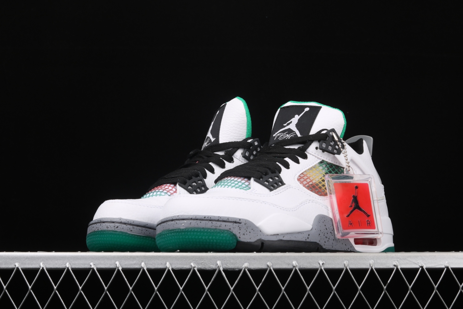 Jordan 4 Retro Lucid Green Rasta (W) AQ9129-100
