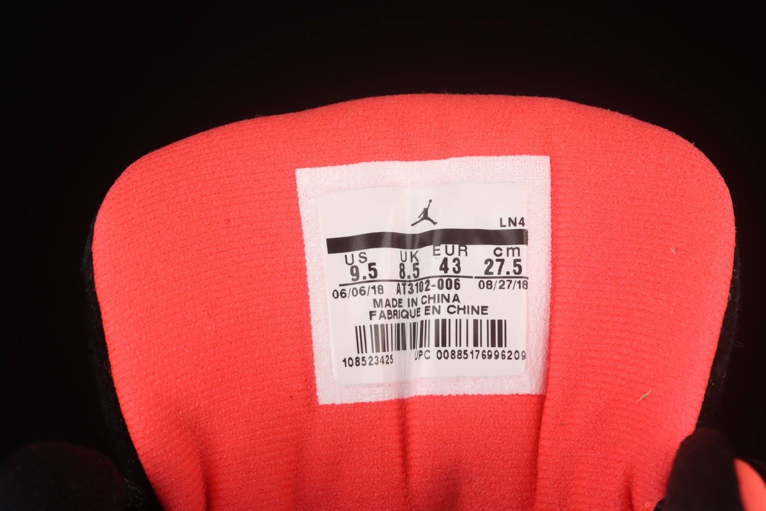 Jordan 13 Retro Low CLOT Black Red AT3102-006