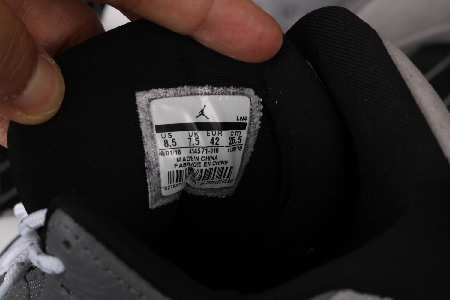 Jordan 13 Retro Atmosphere Grey 414571-016