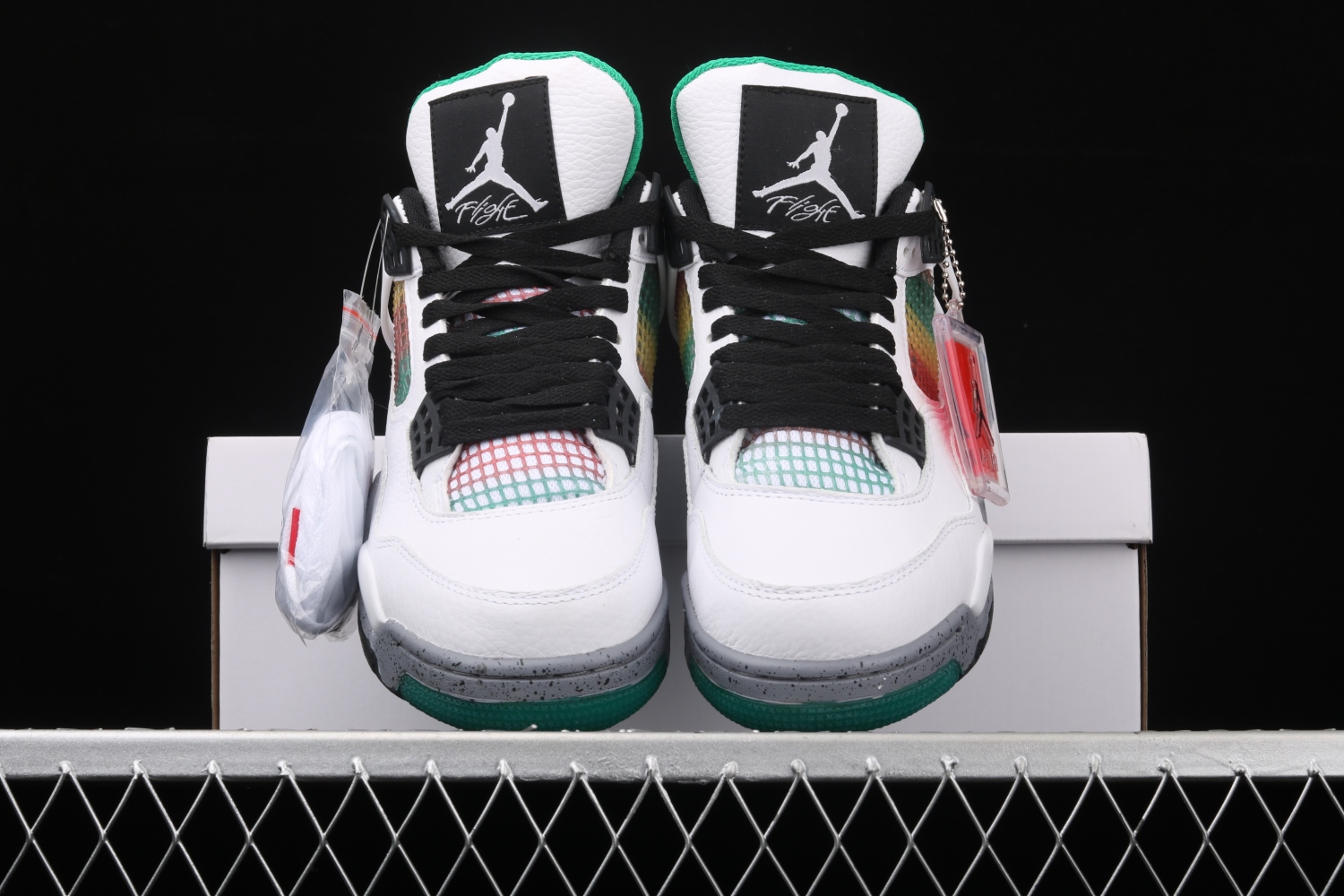 Jordan 4 Retro Lucid Green Rasta (W) AQ9129-100