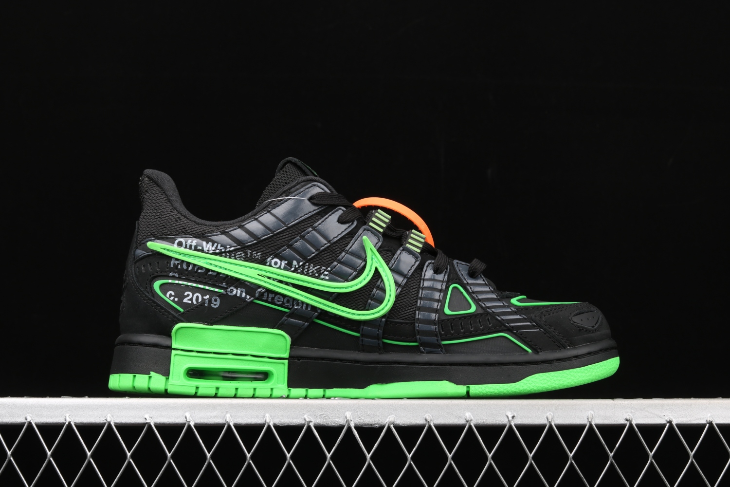Nike Air Rubber Dunk Off-White Green Strike CU6015-001