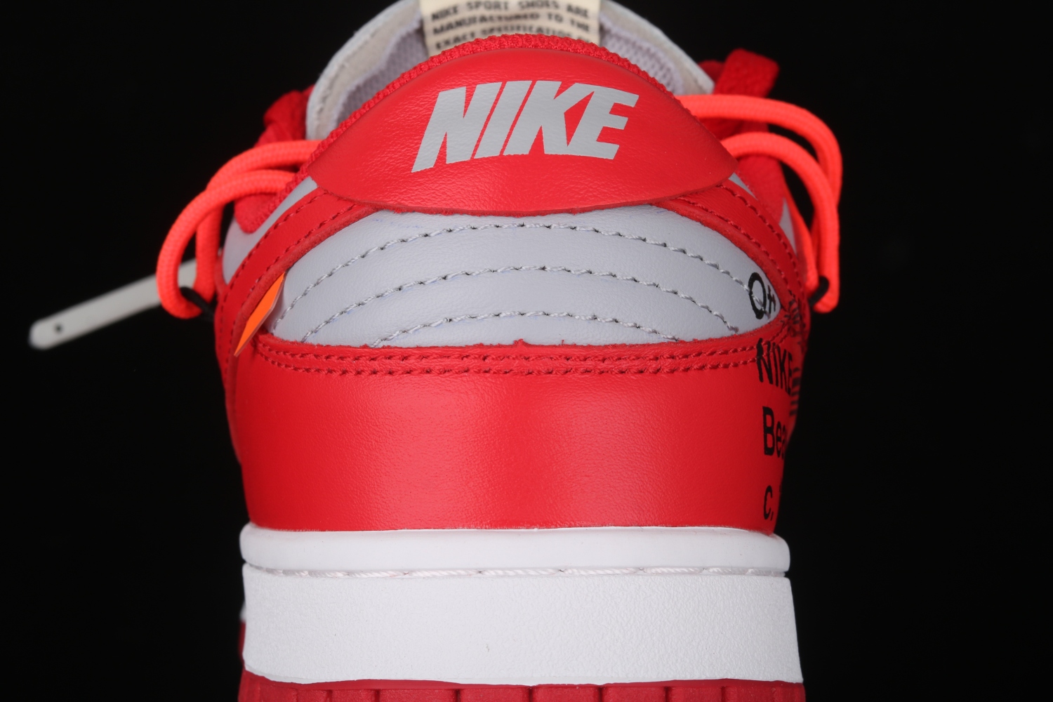 Nike Dunk Low Off-White University Red  CT0856-600