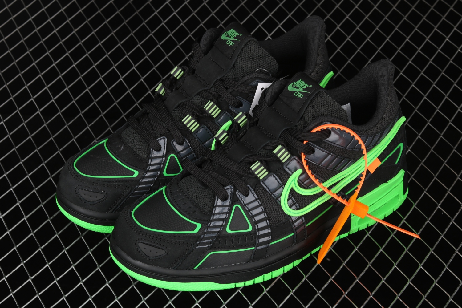 Nike Air Rubber Dunk Off-White Green Strike CU6015-001