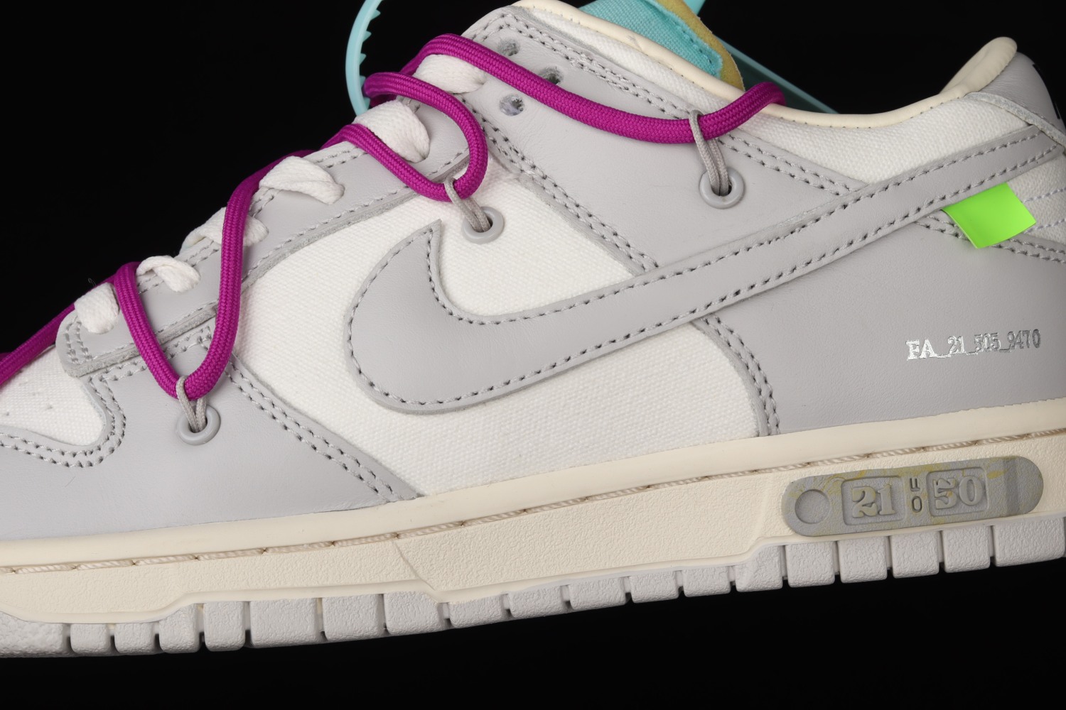 Nike Dunk Low Off-White Lot 21  DM1602-100