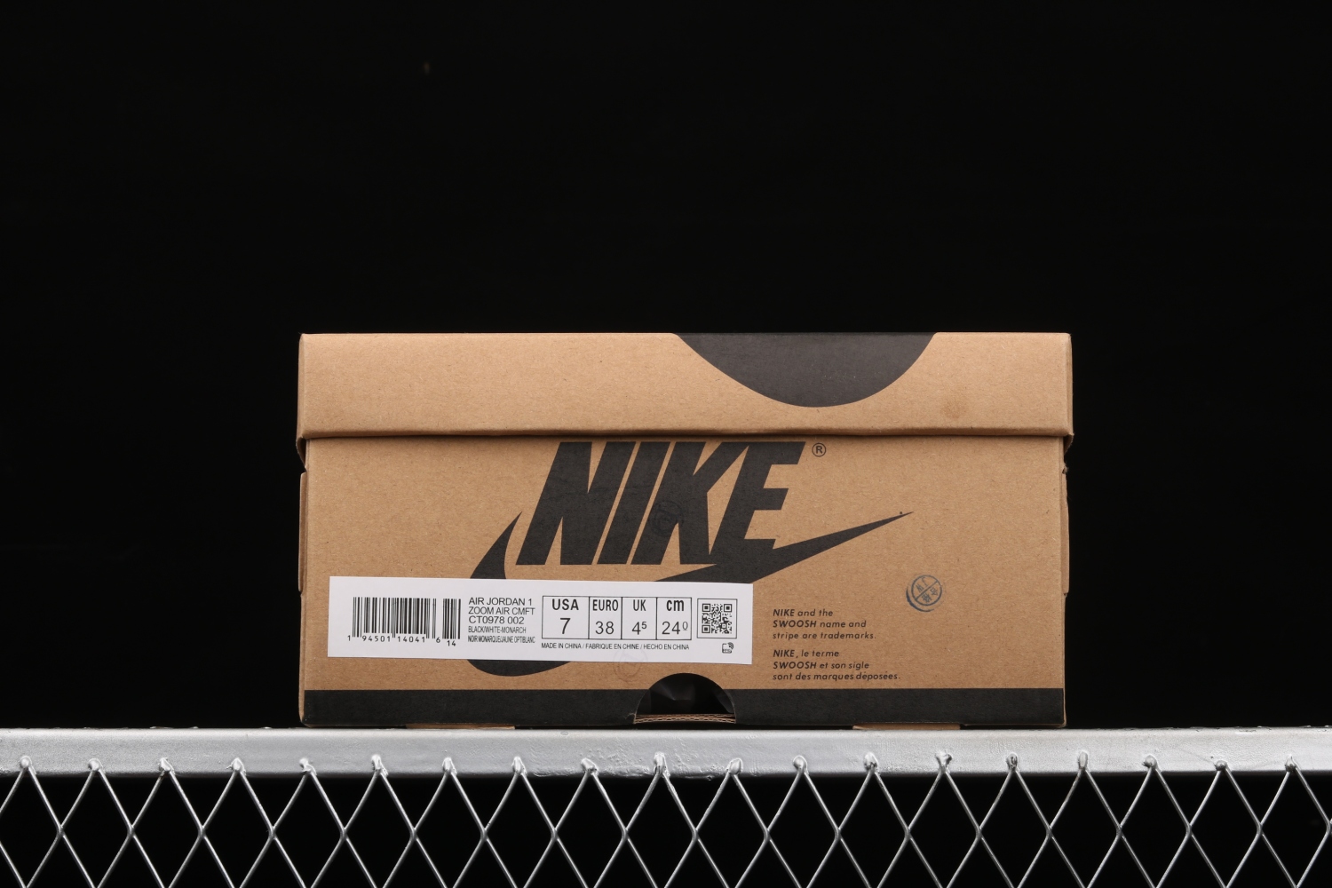 Jordan 1 High Zoom Air CMFT Black Monarch CT0978-002