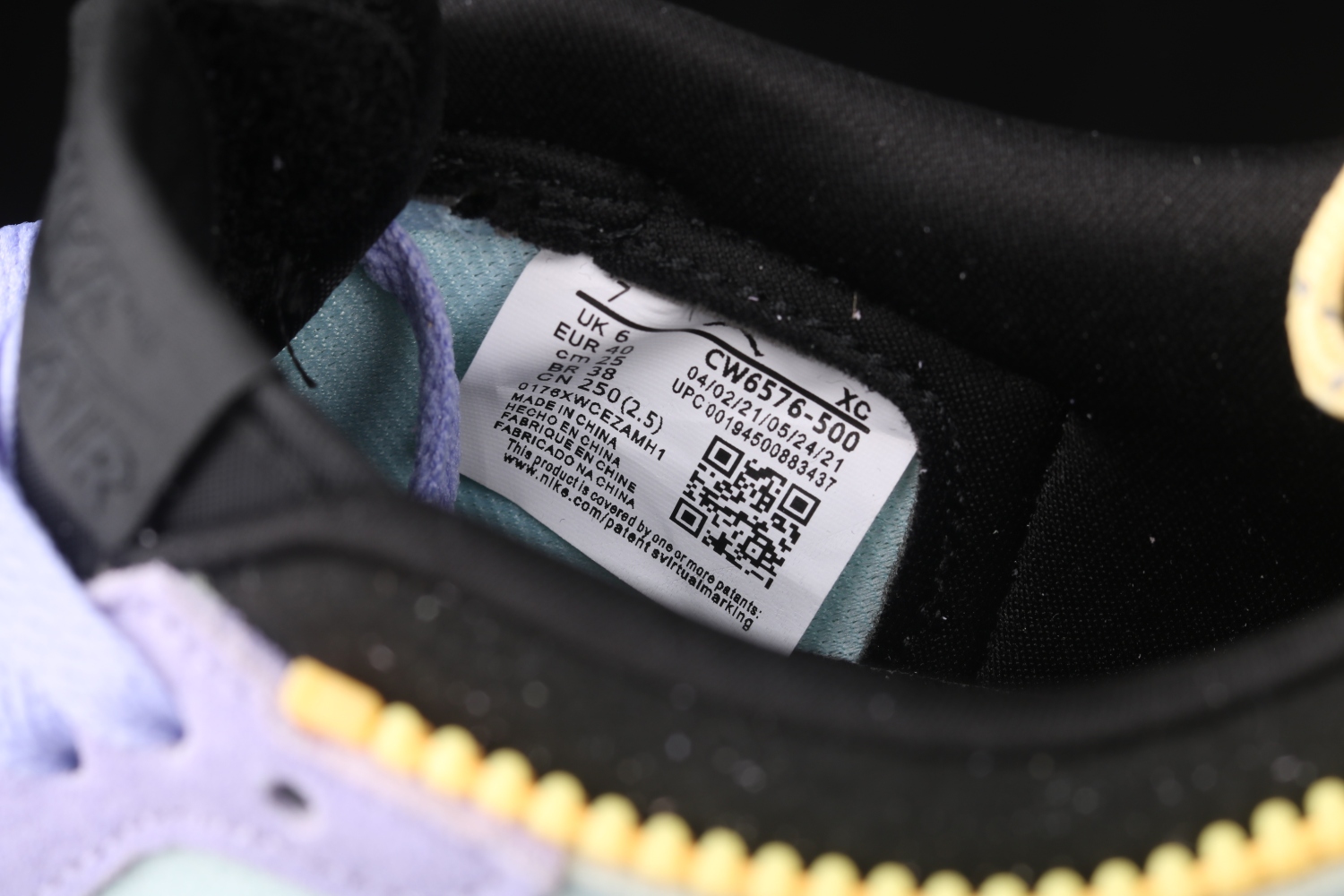 Jordan 1 High Switch Purple Pulse CW6576-500