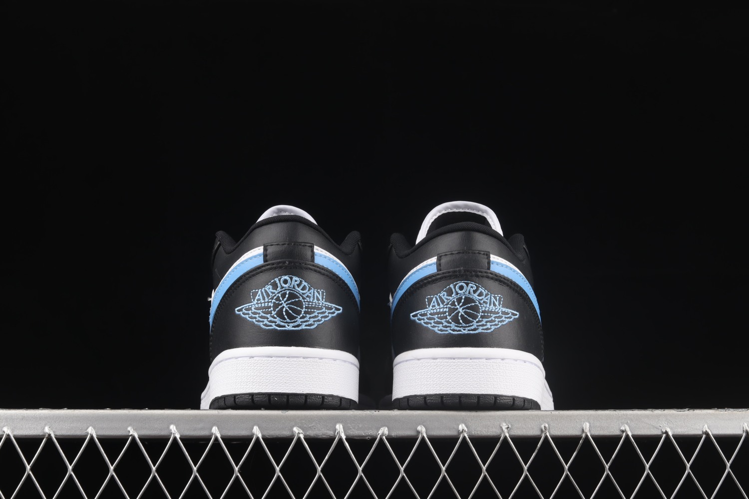 Jordan 1 Low Black University Blue White (W) DC0774-041