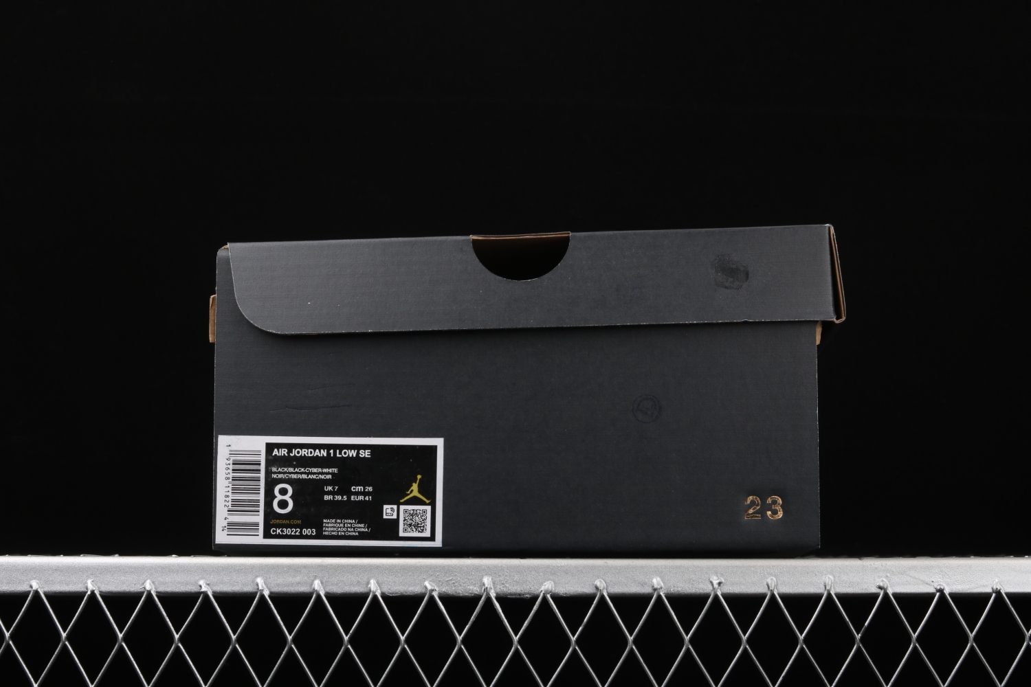 Jordan 1 Low Black Cyber (GS) CK3022-003
