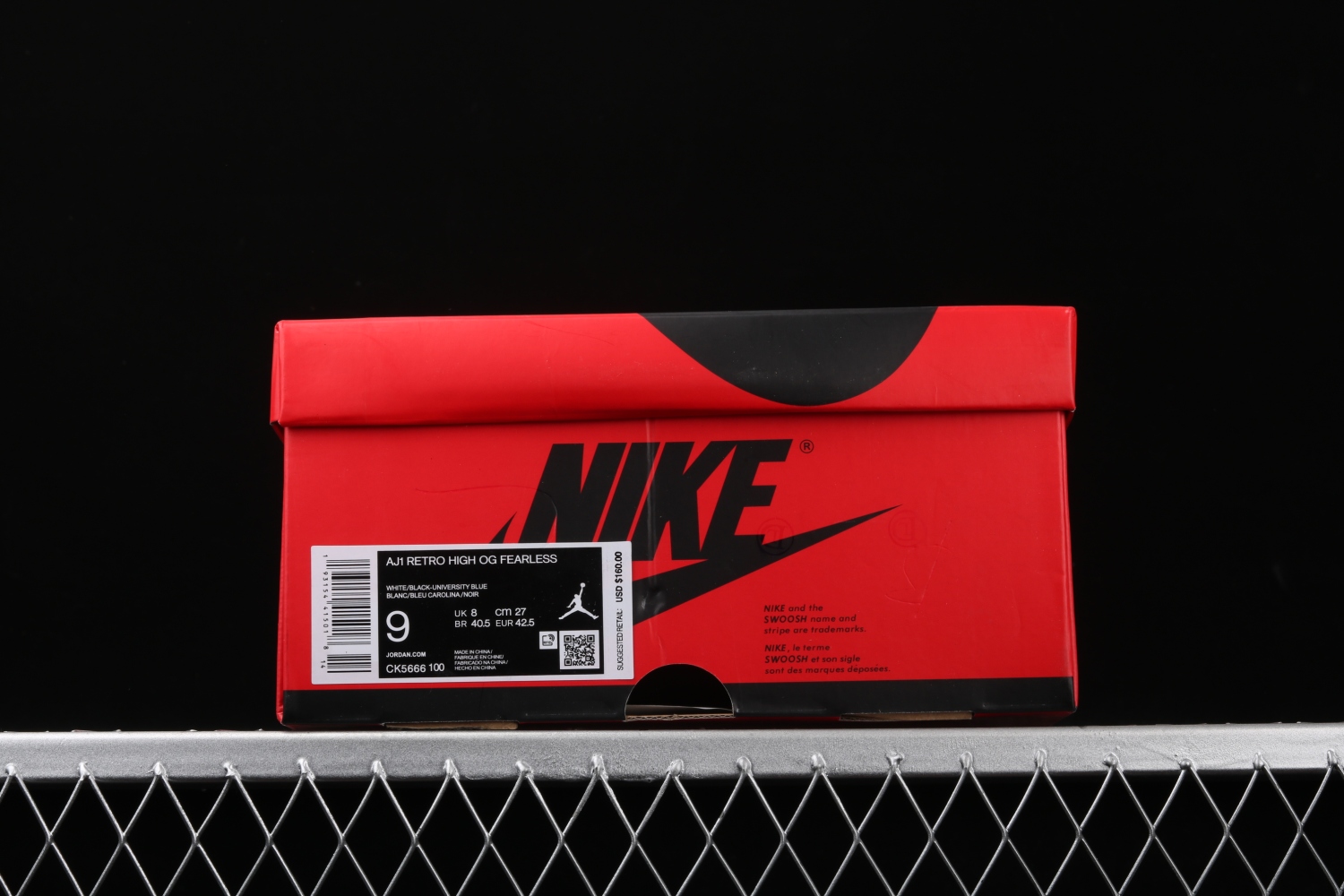 Jordan 1 Retro High Fearless UNC Chicago CK5666-100