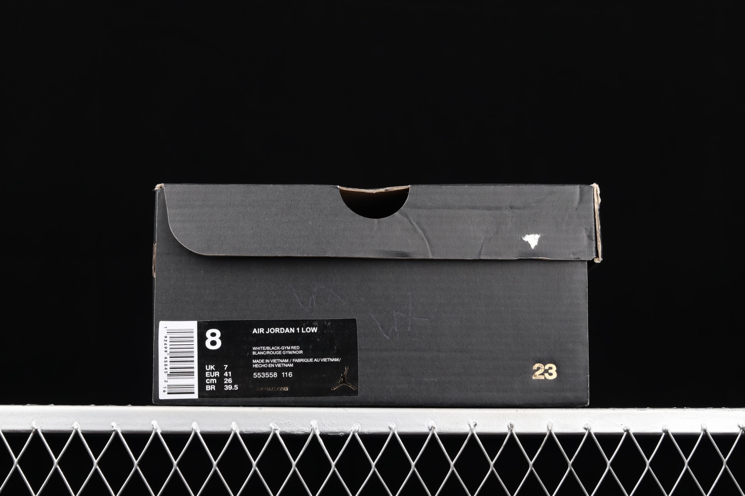 Jordan 1 Low Black Toe 553558-116