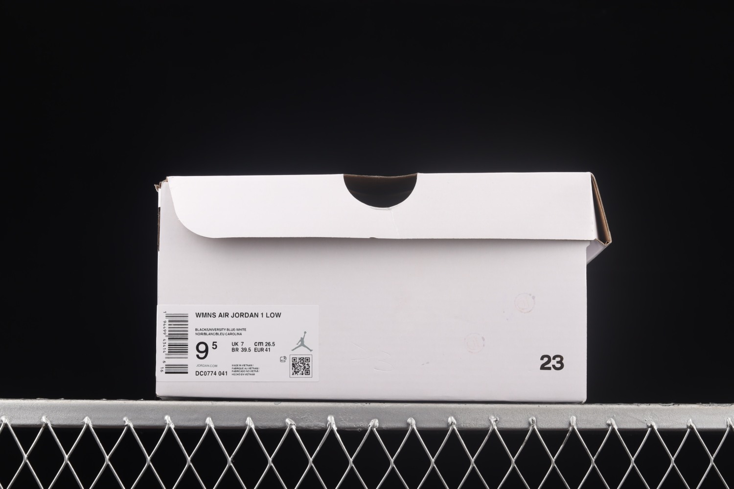 Jordan 1 Low Black University Blue White (W) DC0774-041
