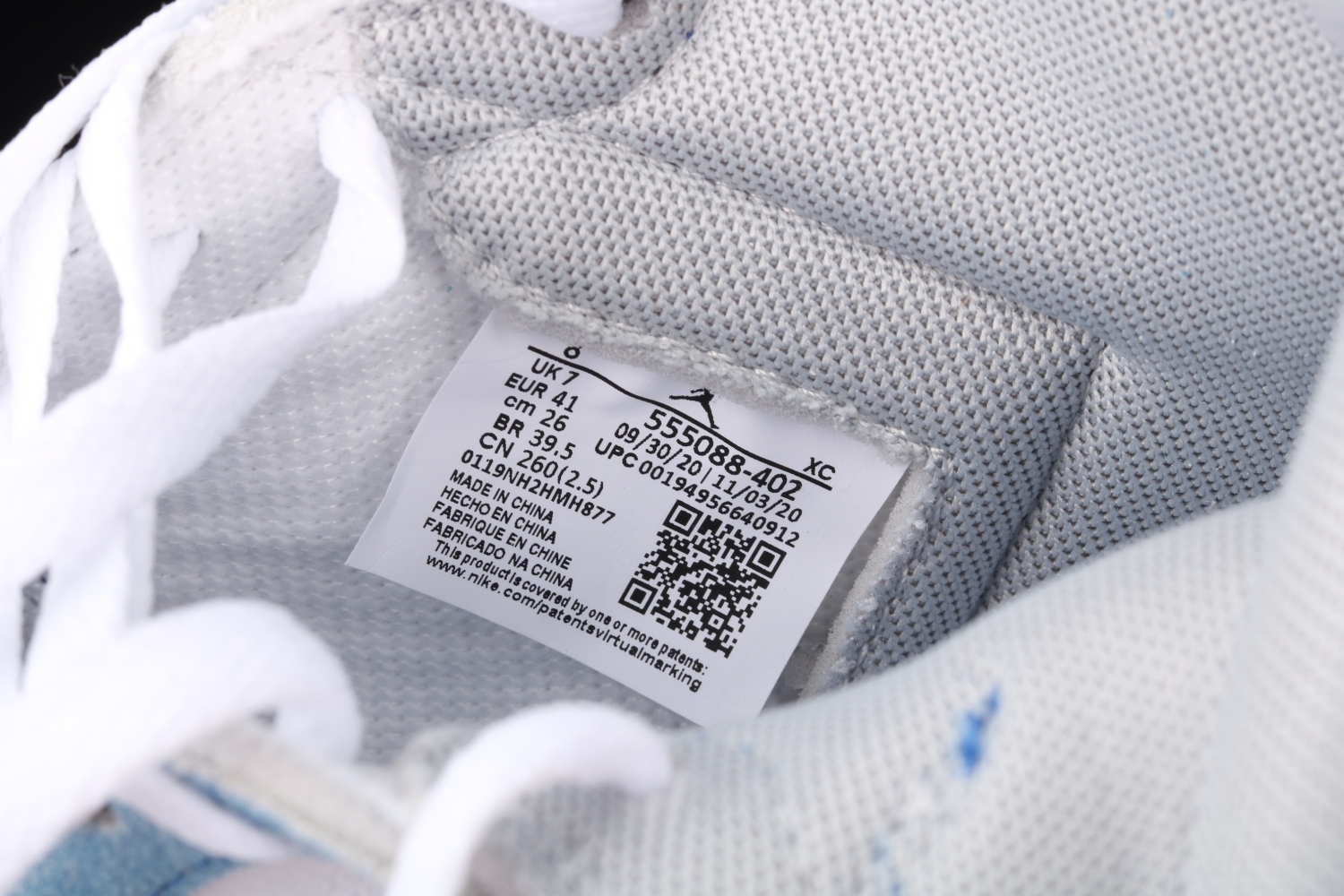 Jordan 1 Retro High OG Hyper Royal 555088-402(TS batch)