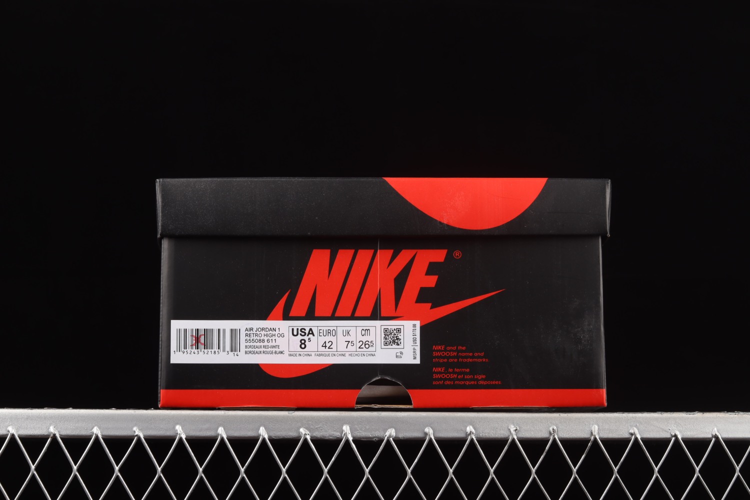 Jordan 1 Retro High OG Bordeaux 555088-611