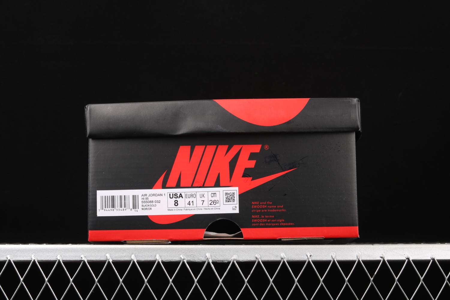 Jordan 1 Retro High Black Metallic Gold (2020) 555088-032