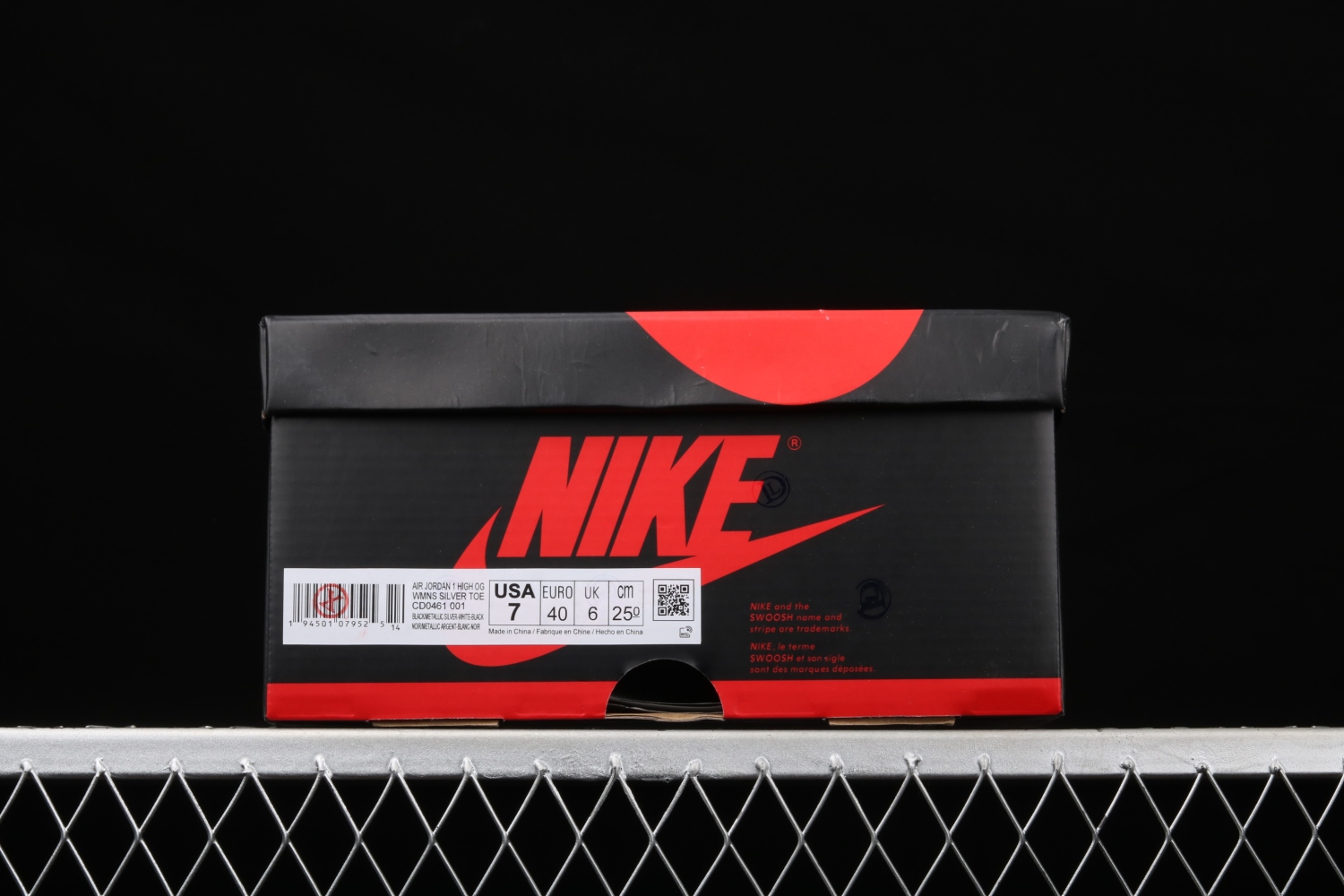 Jordan 1 Retro High Silver Toe (W) CD0461-001