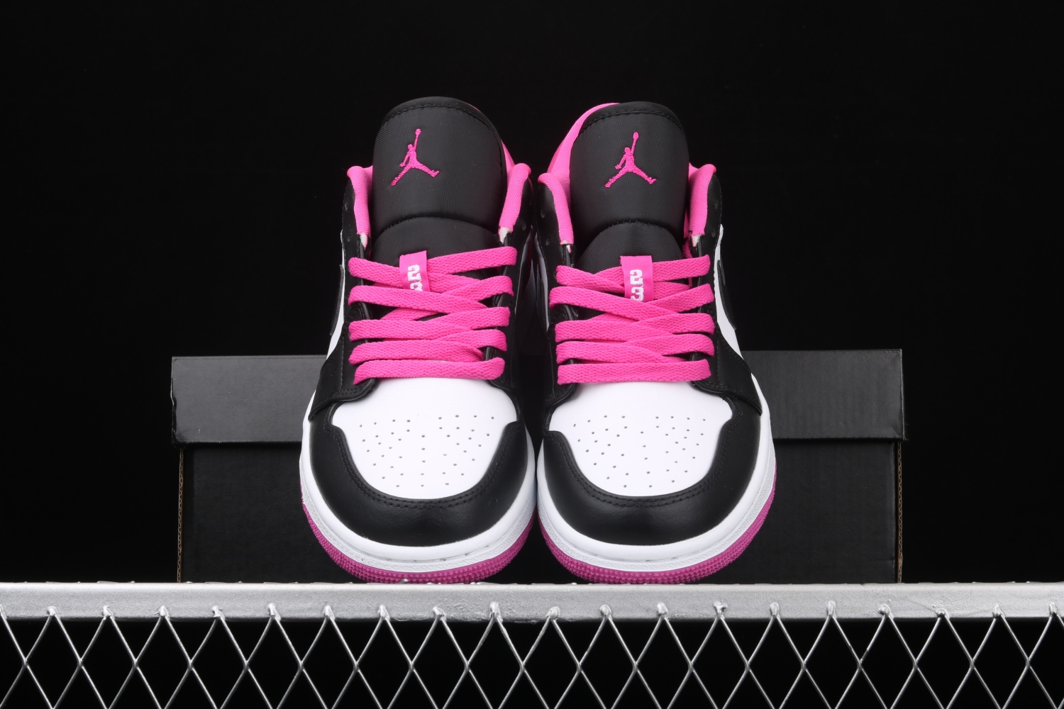 Jordan 1 Low Black Active Fuchsia CK3022-005
