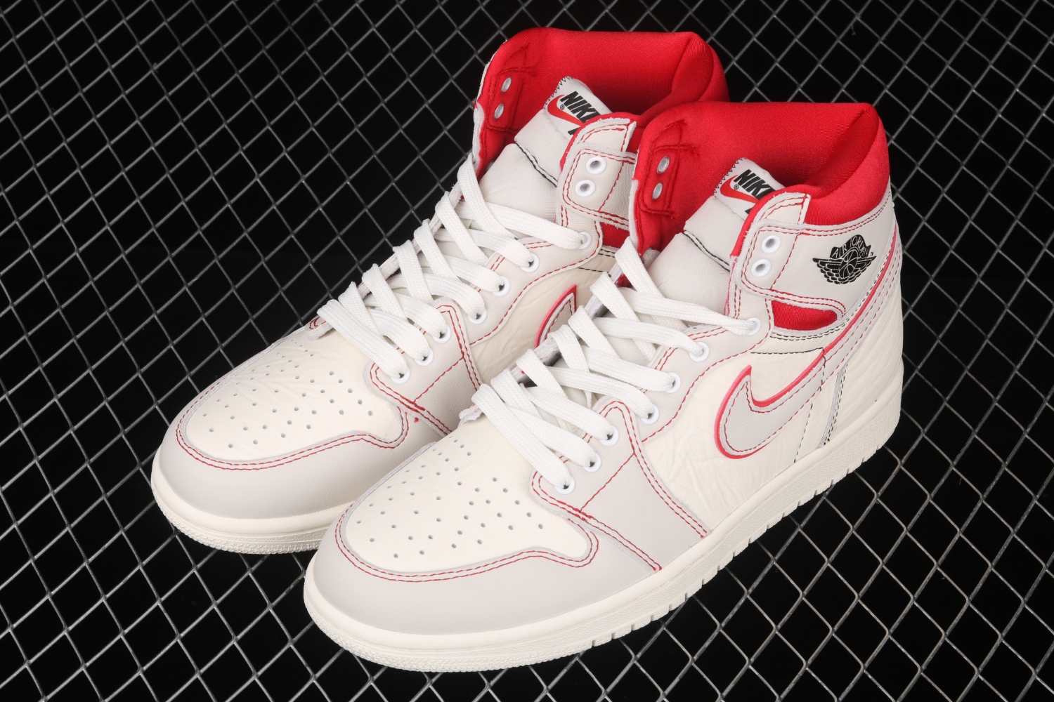Jordan 1 Retro High Phantom Gym Red 555088-160